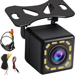 Caméra de Recul HD 170° – Vision Nocturne et Étanchéité Totale