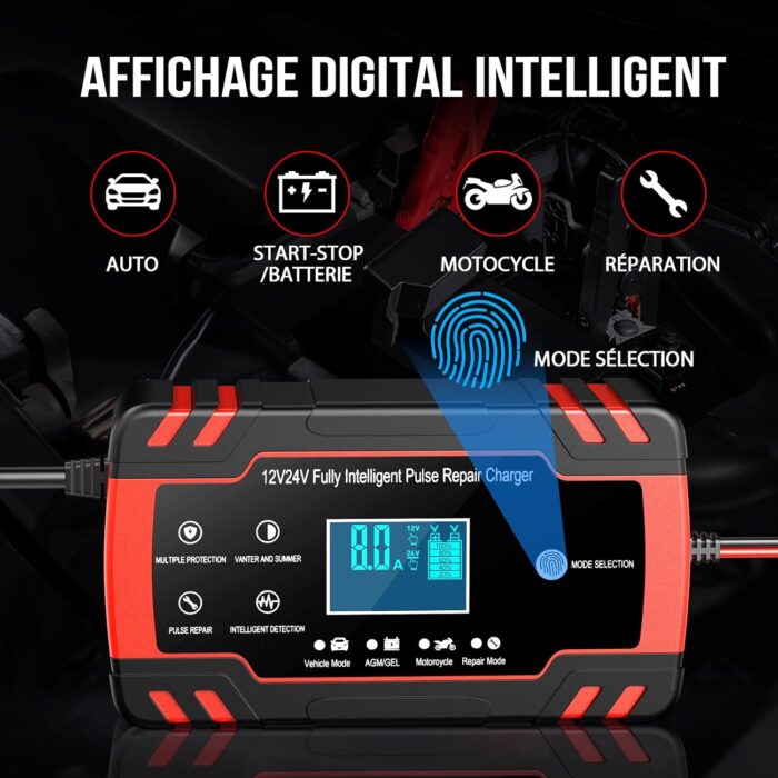 Chargeur Batterie Intelligent 12V/24V