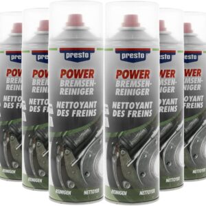 Presto 531583 – Pack de 6 Nettoyants Freins Power 500 ml