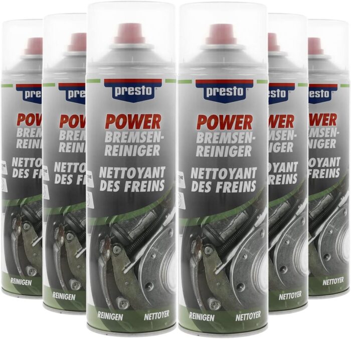 Presto 531583 – Pack de 6 Nettoyants Freins Power 500 ml