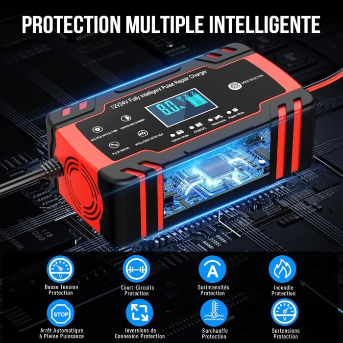 Chargeur Batterie Intelligent 12V/24V