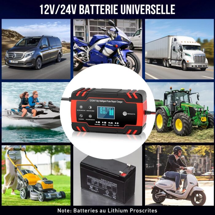 Chargeur Batterie Intelligent 12V/24V