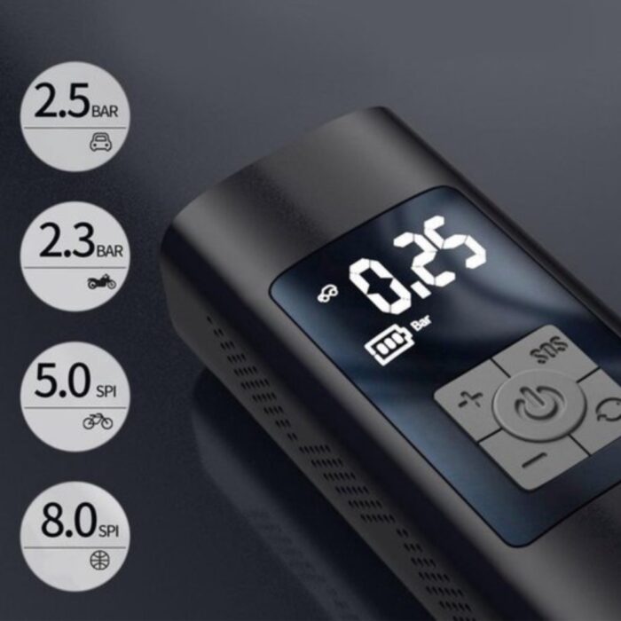 Gonfleur de Pneu Portable – Puissance Compacte pour Tous Vos Déplacements – Image 9