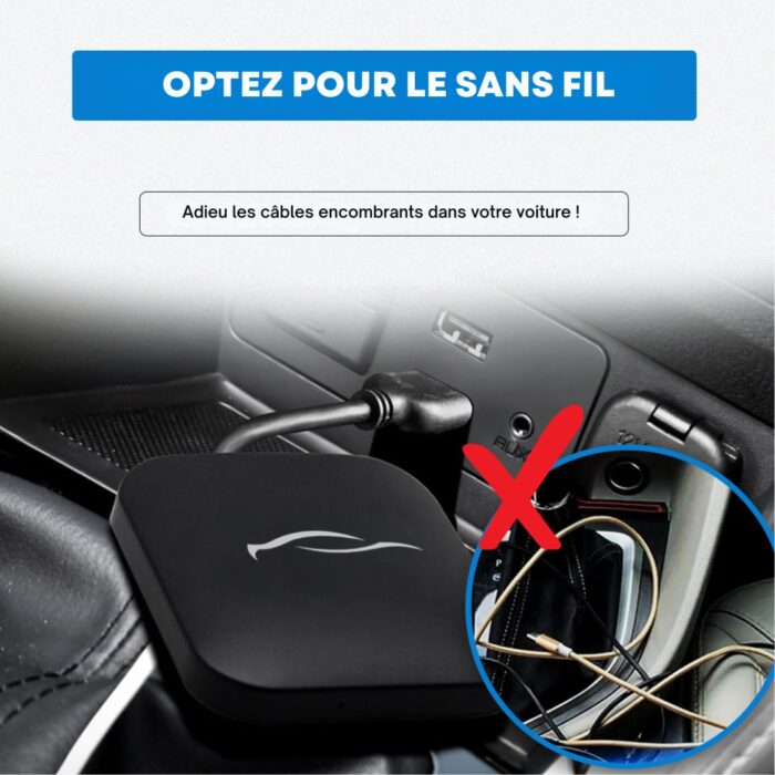 Wireless Carplay Adapter – Connectivité Sans Fil en Un Instant – Image 3