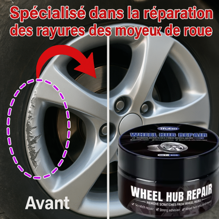 Cire de Réparation Rayures Moyeu – Finition Pro & Protection Profonde