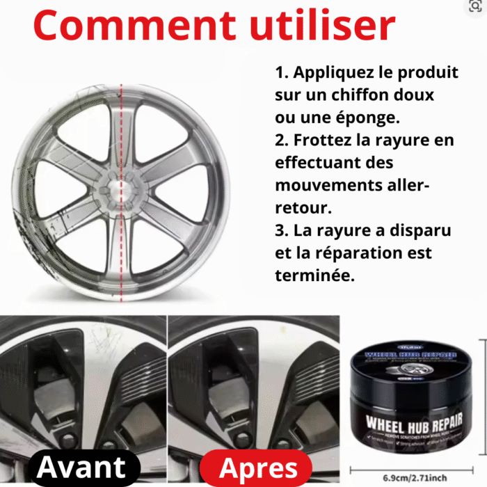 Cire de Réparation Rayures Moyeu – Finition Pro & Protection Profonde – Image 6